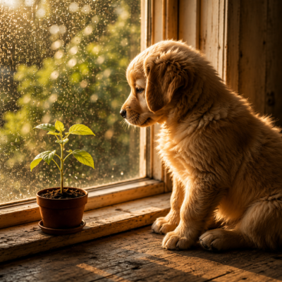 dog window